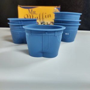 MR. KITCHEN'S SILICONE MUFFIN JEAN BUTT BAKING MOLDS NOVELTY BAKE SET